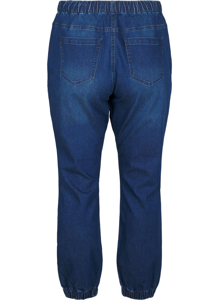 Pantalon de jogging en denim avec des poches, Bleu, Packshot image number 1