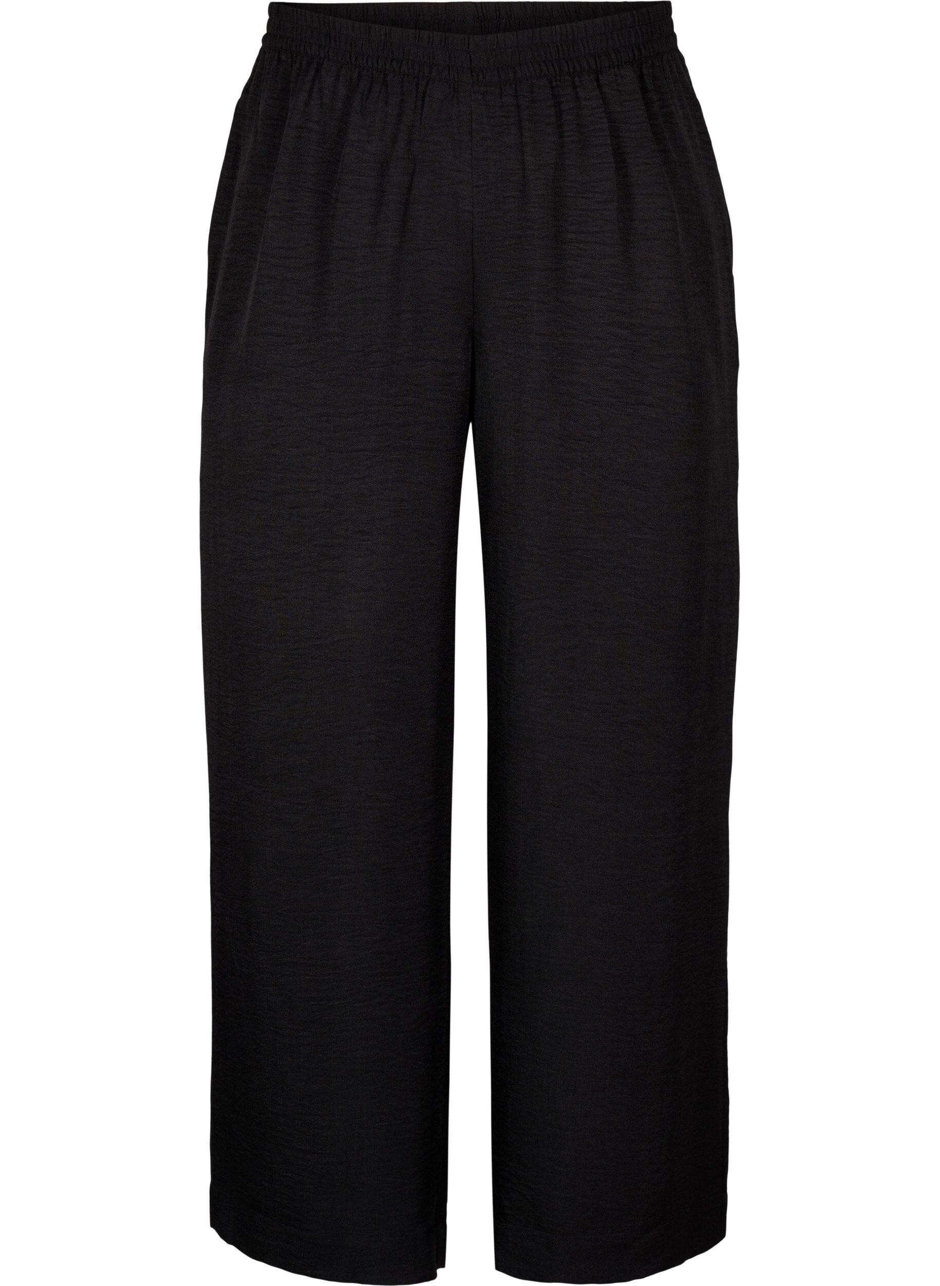 Pantalon ample avec ceinture &eacute;lastique et poches