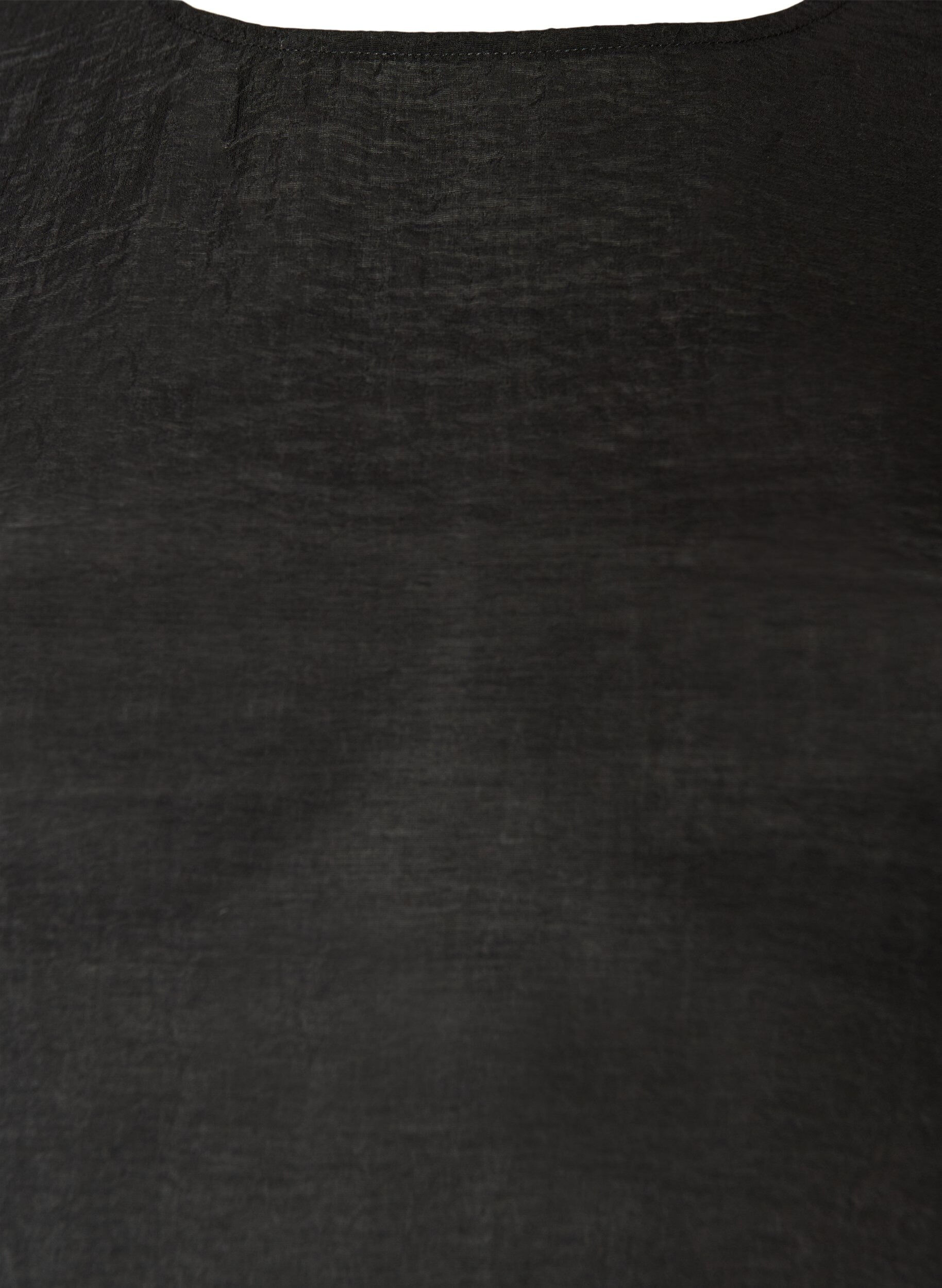 ZizziBlouse coupe ballon avec manches papillon, Noir, Packshot image number 2