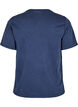 T-shirt avec œillets et imprimé, Navy Washed , Packshot image number 1