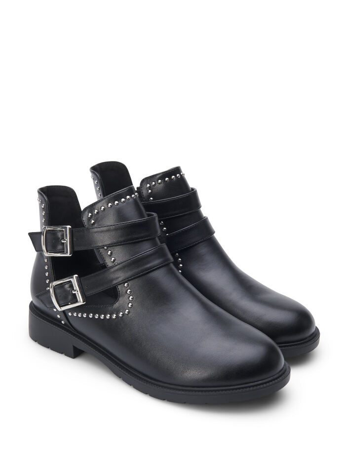 Large - Bottines à clous, Black, Packshot image number 1