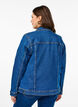 Veste en jean avec une coupe classique, Bleu, Model image number 2