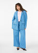 Blazer en denim avec poches, Bleu Clair, Model image number 1