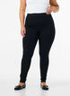 Jeggings &agrave; taille haute., Noir, Model image number 2