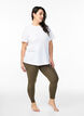 Leggings basiques en viscose, Vert fonc&eacute;, Model image number 1