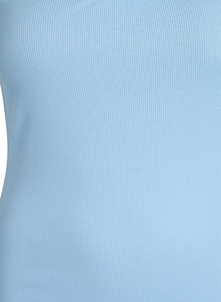 Top avec finitions en dentelle, Bleu Clair, Packshot image number 2