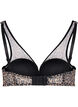 Soutien-gorge avec inserts amovibles, Black Leo AOP, Packshot image number 1