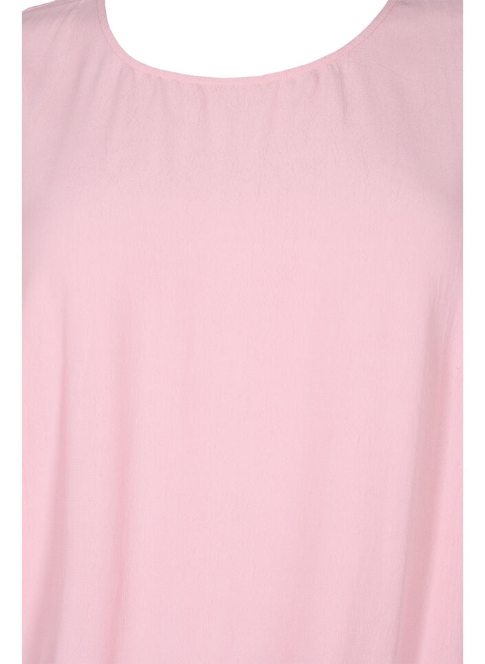 Chemisier en viscose solide avec effet ballon, Zephyr, Packshot image number 2