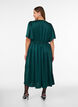 Robe de soir&eacute;e mi-longue &agrave; taille empire, Vert fonc&eacute;, Model image number 1