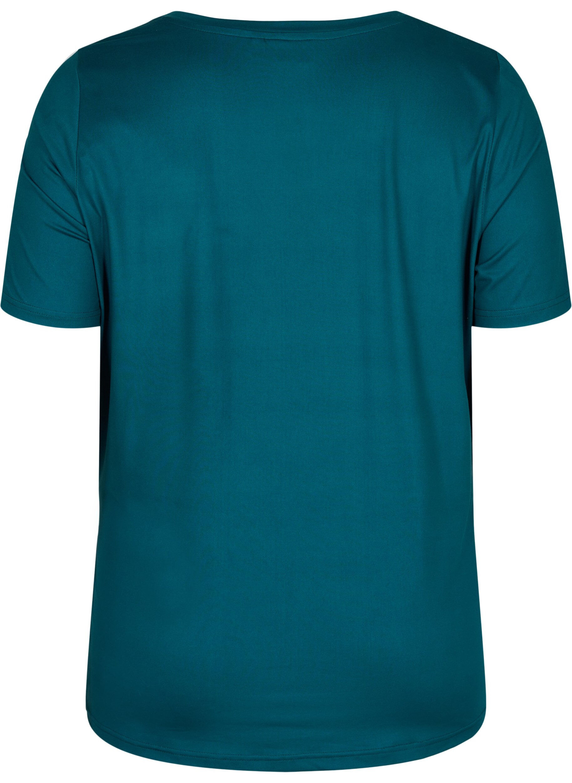 Zizzi T-shirt d'entra&icirc;nement de grossesse, Deep Teal, Packshot image number 1