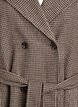 Manteau à carreaux avec ceinture, Marron, Packshot image number 2
