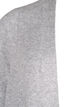 Long cardigan tricoté avec poches, Light Grey Melange, Packshot image number 2