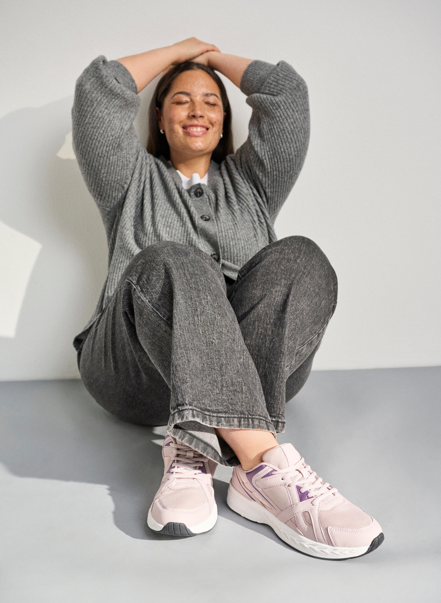 Zizzi Large - Baskets sportives, Rose, Image image number 0