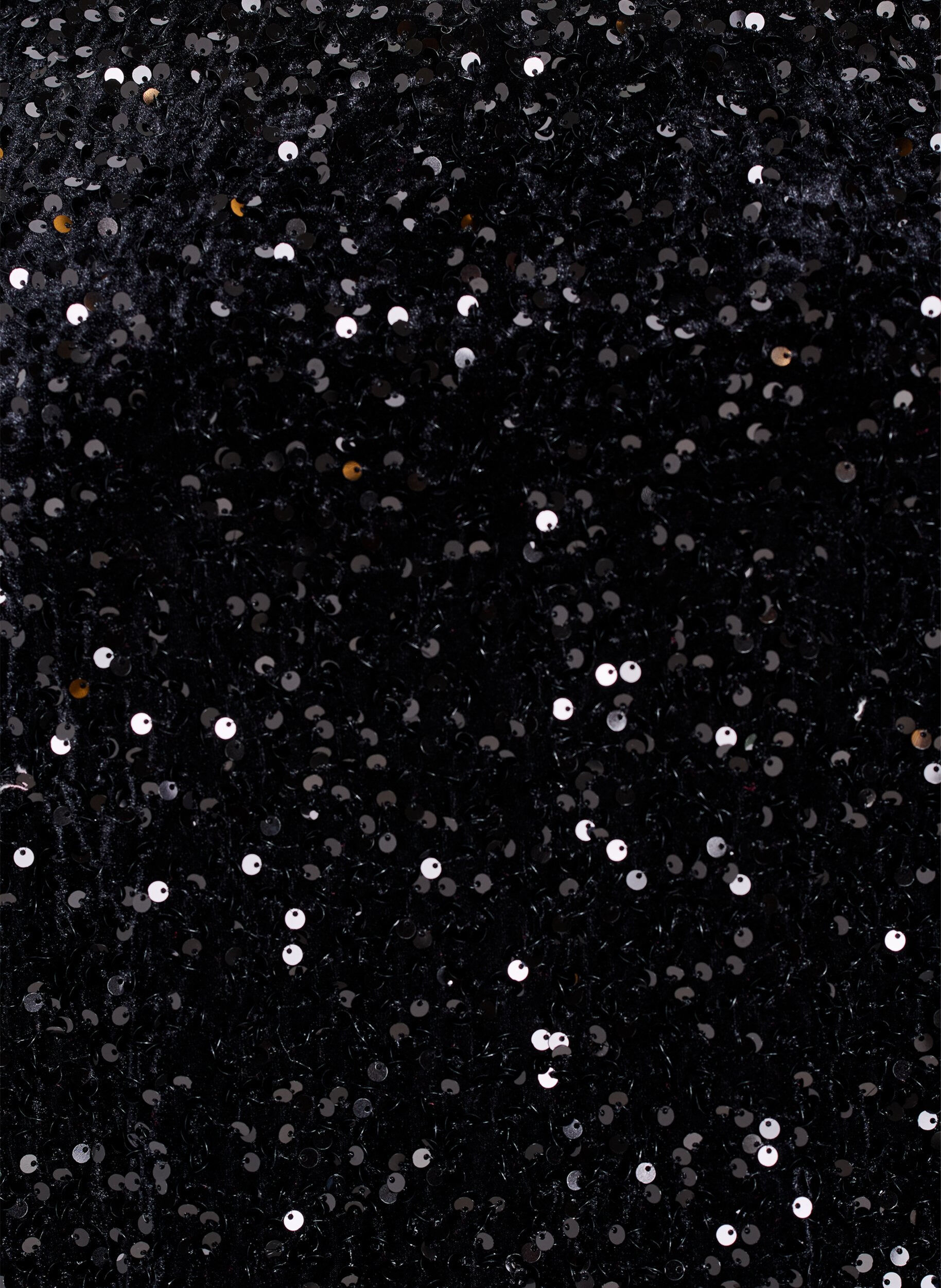 Zizzi Blouse &agrave; sequins &agrave; manches longues, Noir, Packshot image number 2