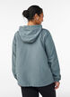 Veste l&eacute;g&egrave;re avec capuche et fermeture &eacute;clair, Vert fonc&eacute;, Model image number 2