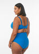 Bas de bikini &agrave; taille haute, Bleu, Model image number 1