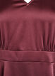 Robe de soir&eacute;e mi-longue &agrave; taille empire, Bordeaux fonc&eacute;, Packshot image number 2