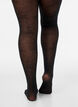 Collant 30 deniers &agrave; motif floral, Noir, Model image number 3