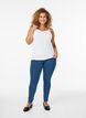 Top basique &agrave; nouer en coton, Blanc, Model image number 1