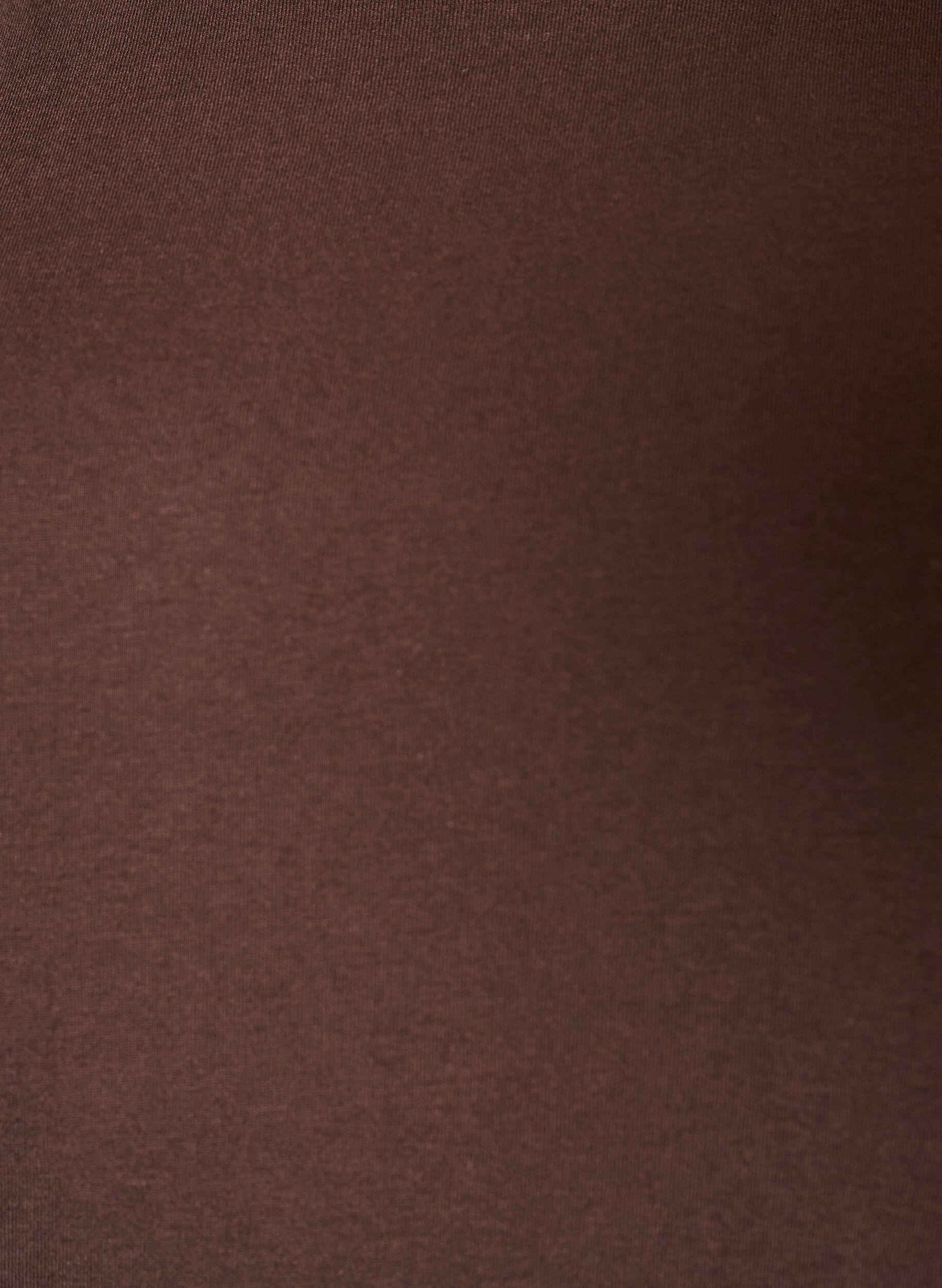 ZizziT-shirt &agrave; manches courtes en coton m&eacute;lang&eacute;, Marron, Packshot image number 2