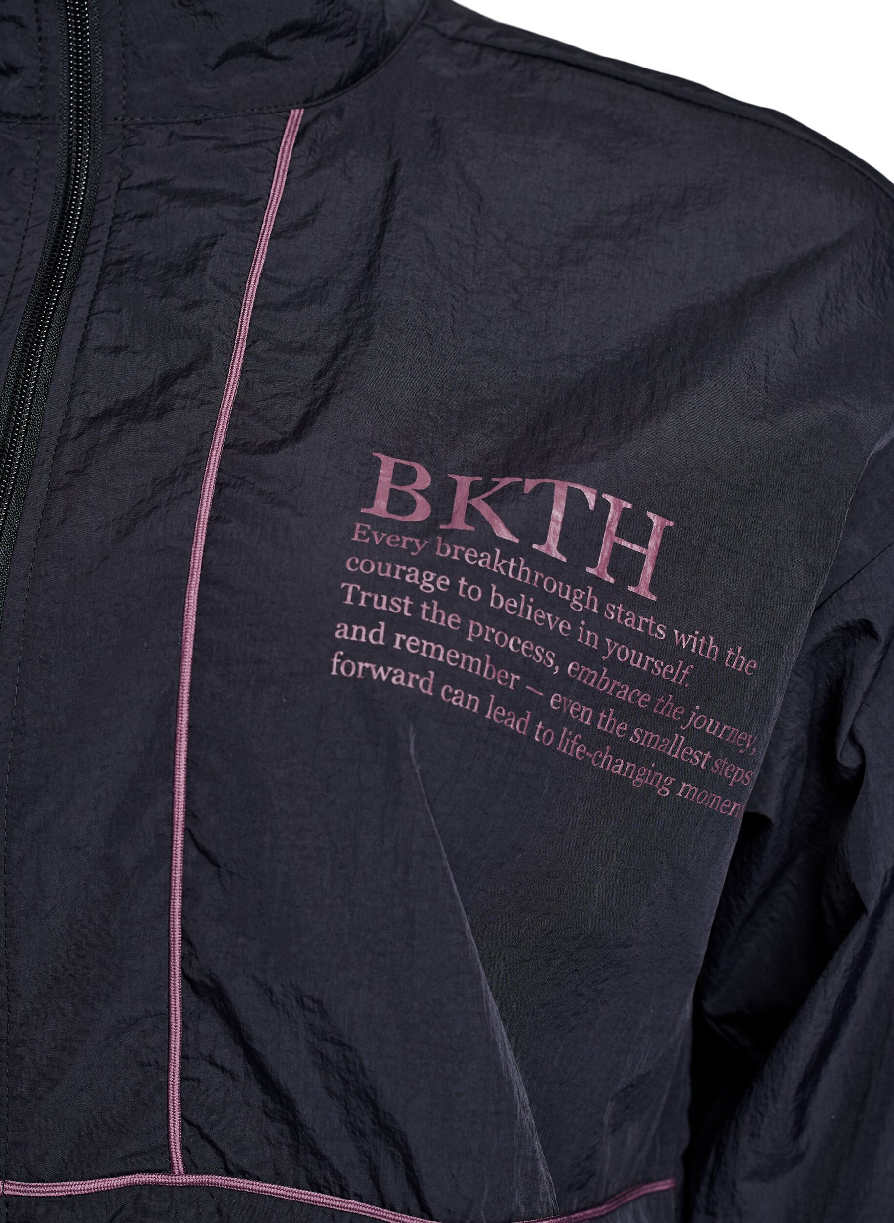 Zizzi Veste l&eacute;g&egrave;re avec passepoil contrastant, Noir, Packshot image number 2