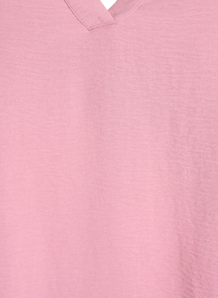 Blouse &agrave; manches 3/4, Rose, Packshot image number 2