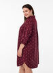 Robe courte avec col et poche poitrine, Bordeaux, Model image number 2