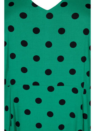 Robe midi à pois en viscose, Jolly Green Dot AOP, Packshot image number 2