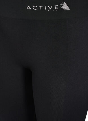 Sous-vêtement de ski sans couture avec motif, Black, Packshot image number 2