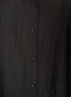Blouse textur&eacute;e en viscose avec boutons, Noir, Packshot image number 2