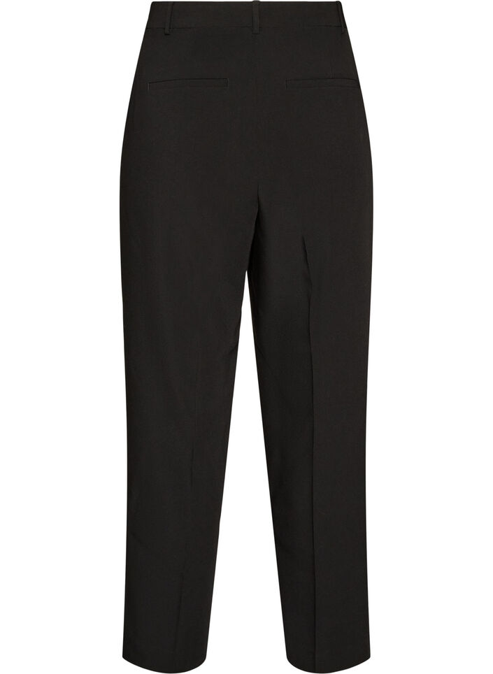 Pantalon tailleur large &agrave; taille haute, Noir, Packshot image number 1