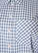 Chemise ample &agrave; carreaux avec ceinture &agrave; nouer, Bleu, Packshot image number 2