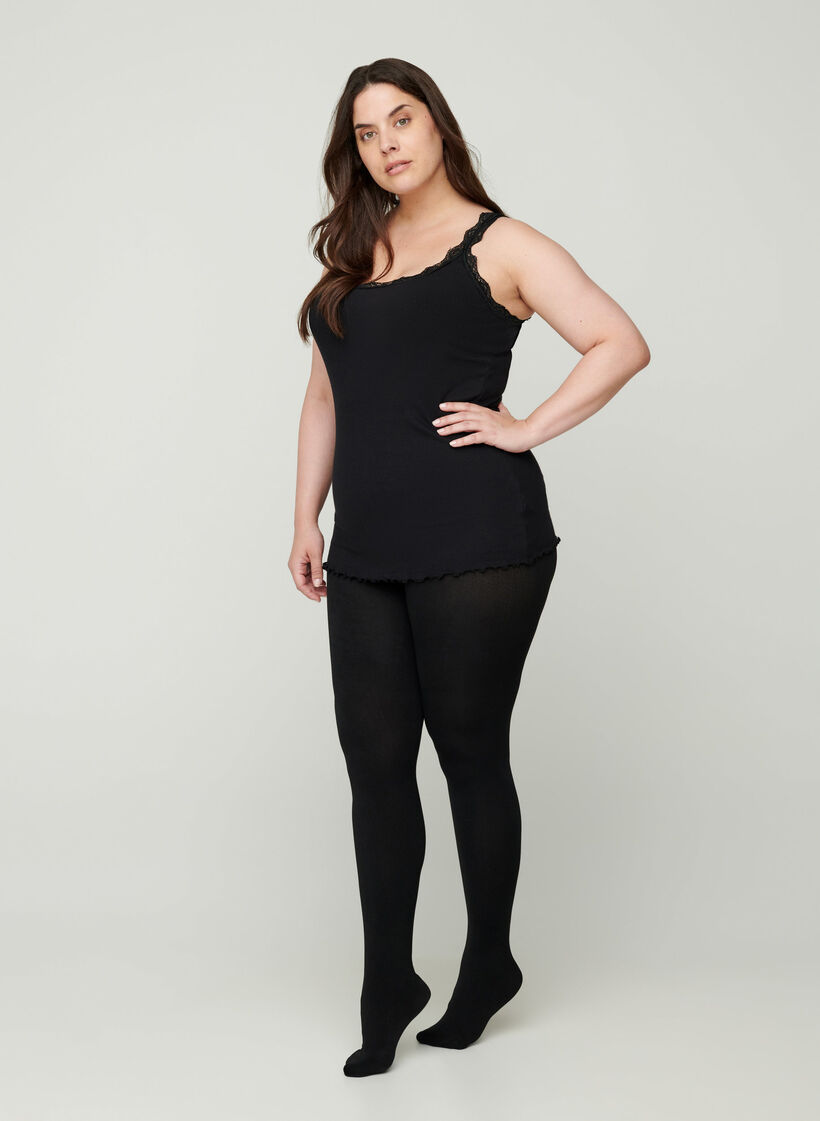 Collants thermiques, Noir, Model