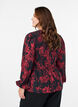 Blouse avec smocks et manches longues, Noir, Model image number 2