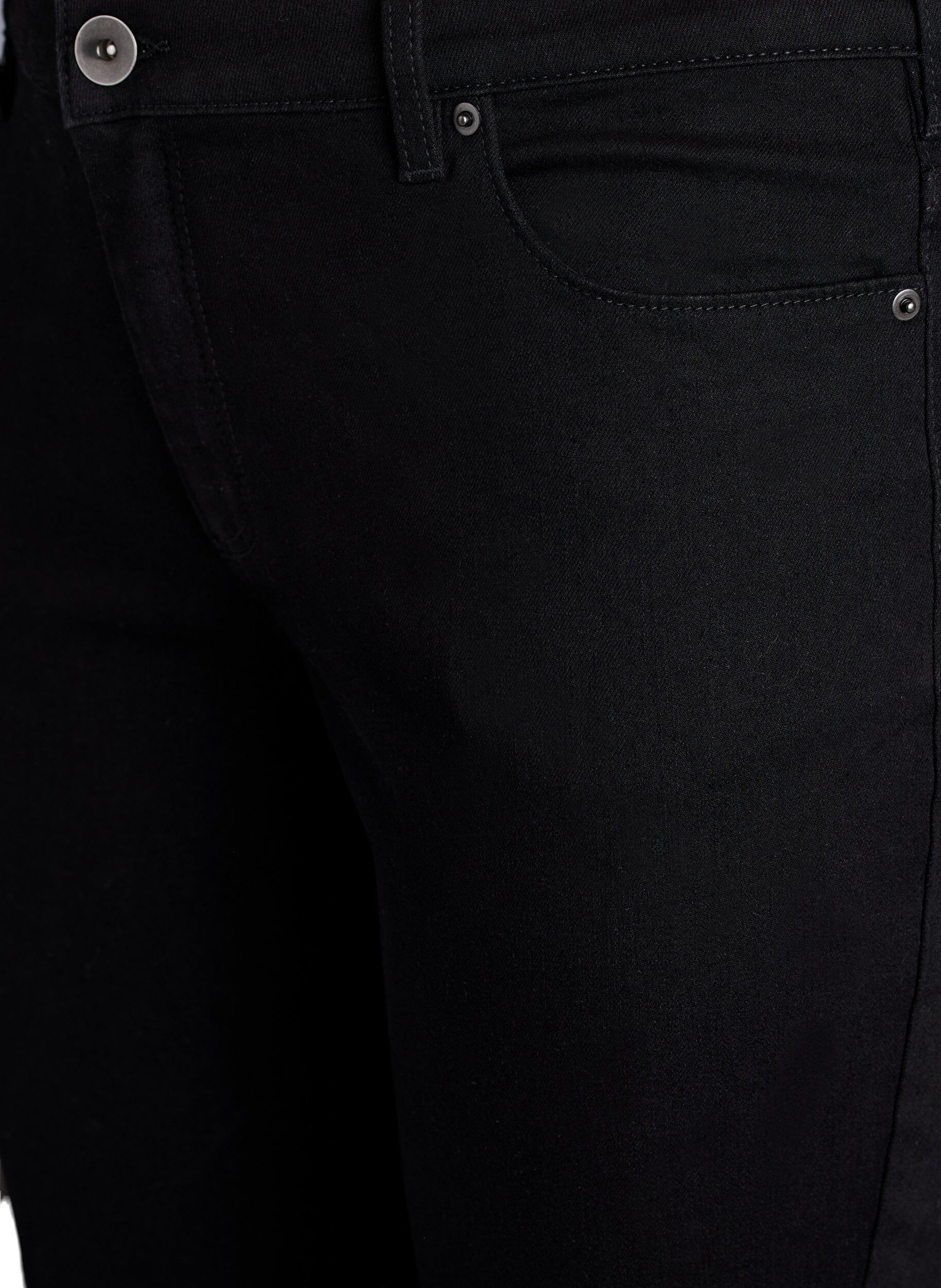 Zizzi Jean Emily coupe slim fit avec taille normale, Noir, Packshot image number 2