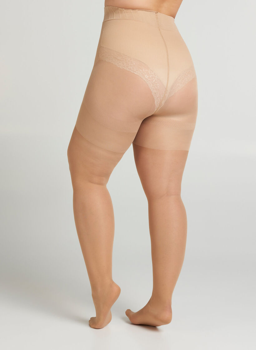 Collants 40 deniers avec effet galbant , Beige, Model image number 2
