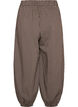 Pantalon ballon &agrave; taille haute et imprim&eacute; int&eacute;gral, Marron, Packshot image number 1