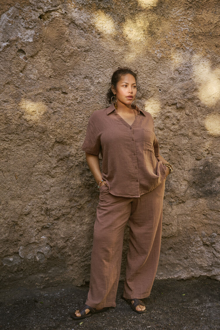 Ensemble en pur coton, , Model