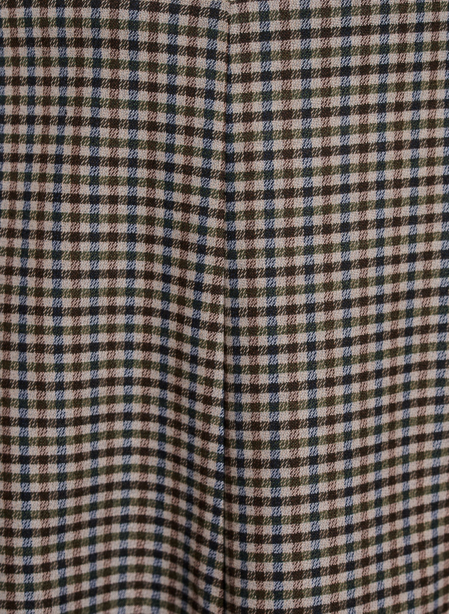 Zizzi Jupe courte &agrave; coupe &eacute;vas&eacute;e, Marron, Packshot image number 2