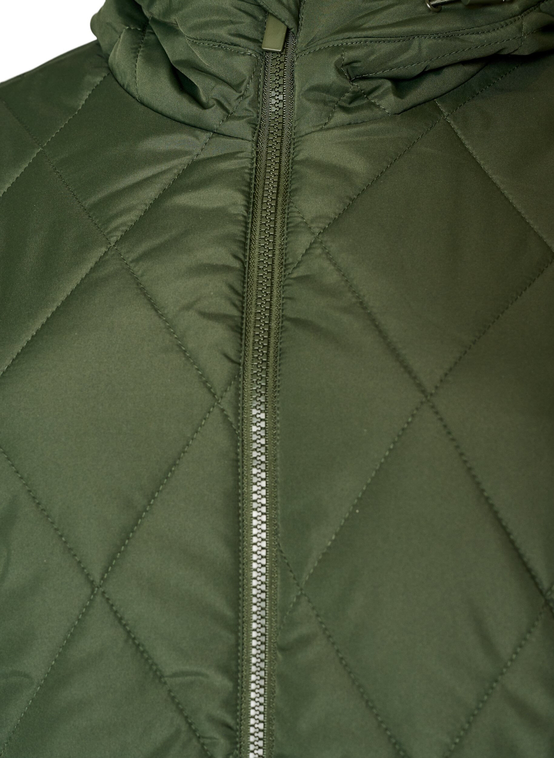 ZizziVeste l&eacute;g&egrave;rement matelass&eacute;e en losange, Vert, Packshot image number 2