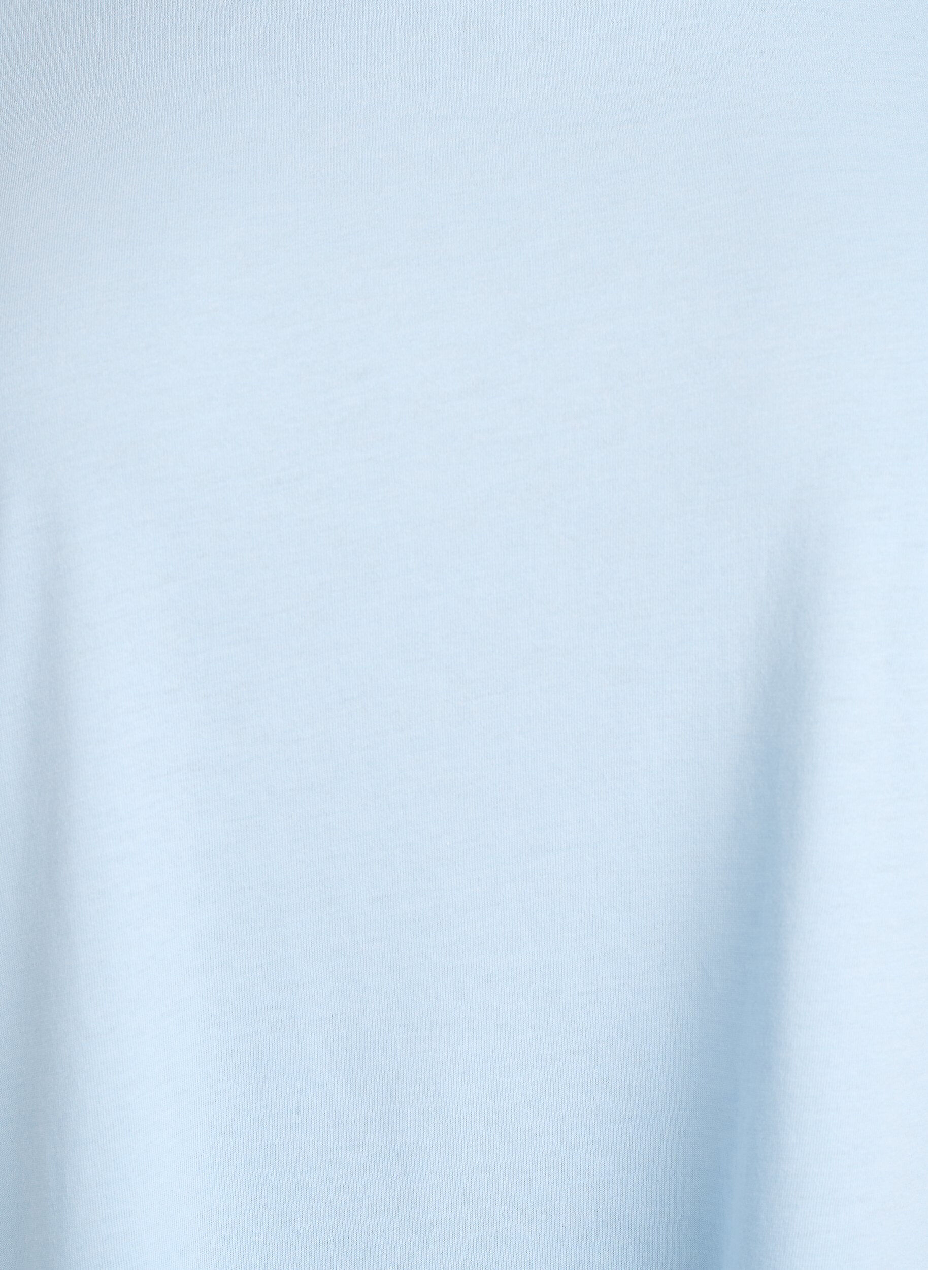 Zizzi T-shirt &agrave; manches courtes en m&eacute;lange de coton, Bleu Clair, Packshot image number 2