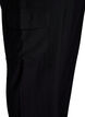 Pantalon cargo taille haute, Noir, Packshot image number 3