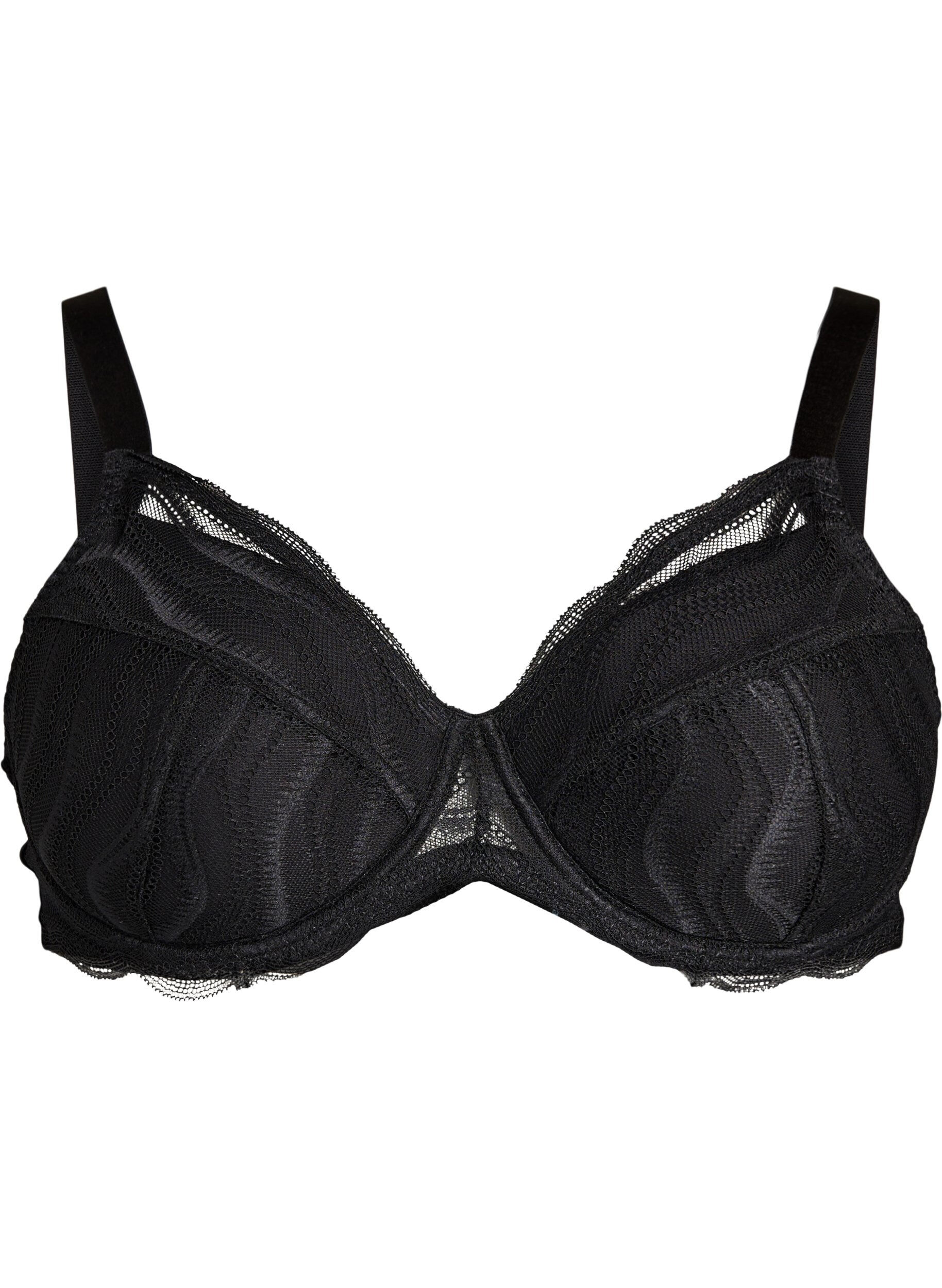 Soutien-gorge rembourr&eacute; en dentelle