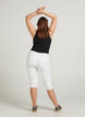 Jean coupe slim Emily capri, Blanc, Model image number 2