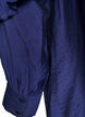Robe en viscose avec volants et liens &agrave; nouer, Bleu, Packshot image number 3