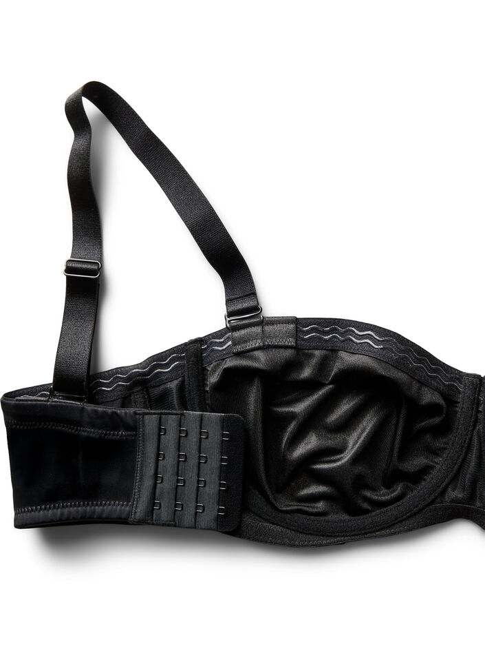 Soutien-gorge sans bretelles avec armatures, Noir, Packshot image number 4