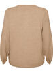 Cardigan avec des boutons ronds, Beige, Packshot image number 1