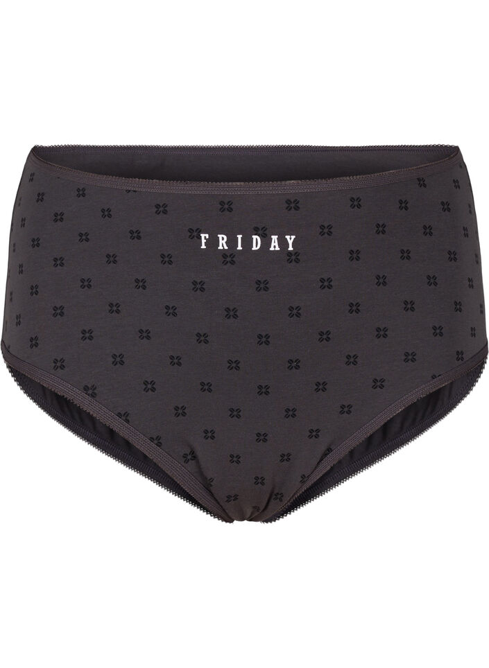 7-pack culottes hipster taille classique, Bordeaux foncé, Packshot image number 3