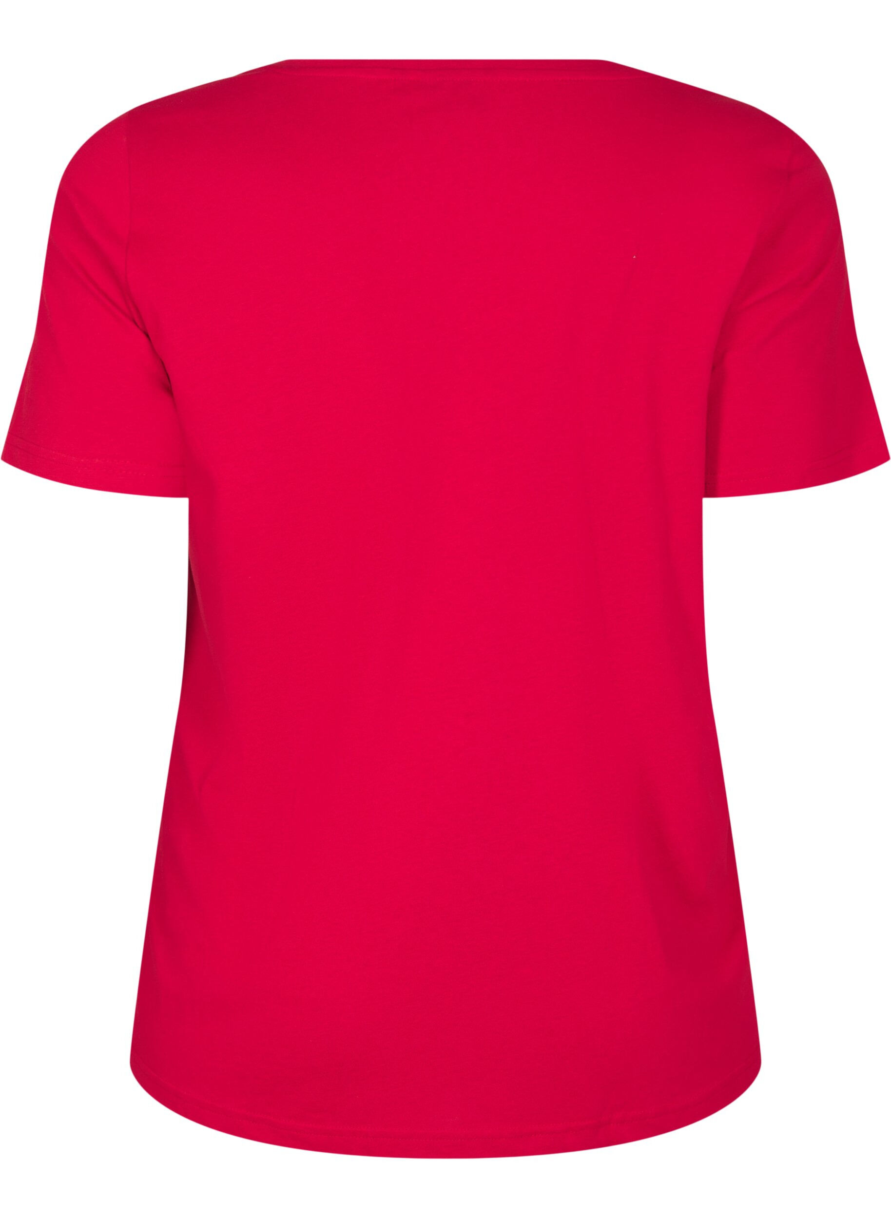 Zizzi FLASH &ndash; T-shirt avec motif, Rouge, Packshot image number 1