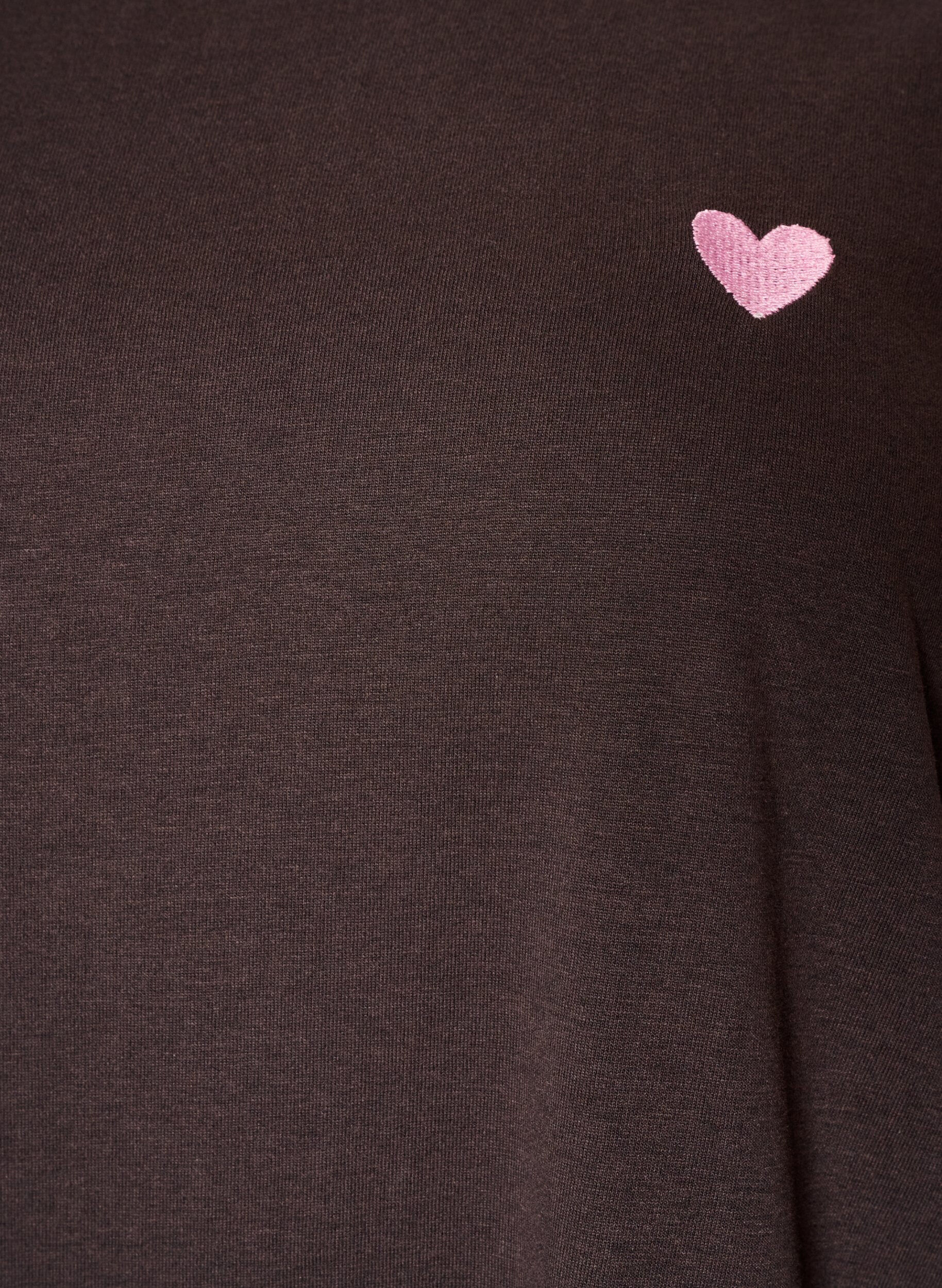 ZizziT-shirt imprim&eacute;, Marron, Packshot image number 2